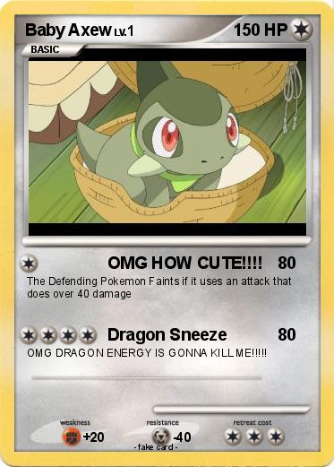 Pokemon Baby Axew
