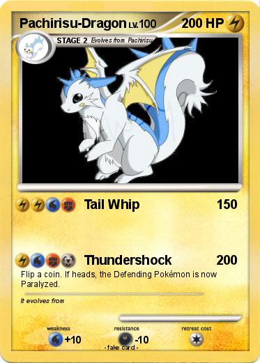 Pokemon Pachirisu-Dragon