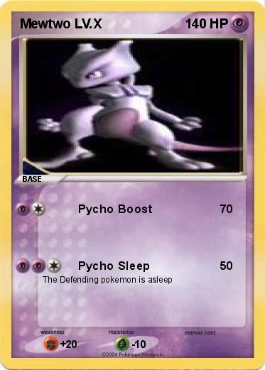 Pokemon Mewtwo LV.X