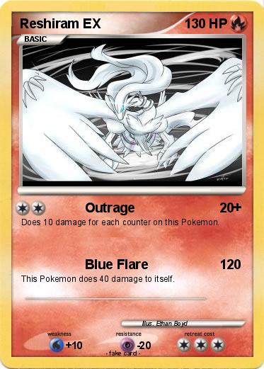 Pokemon Reshiram EX