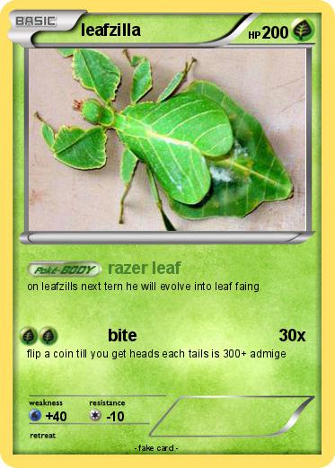 Pokemon leafzilla