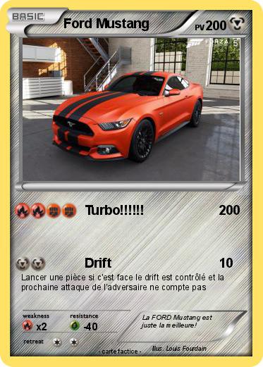 Pokemon Ford Mustang