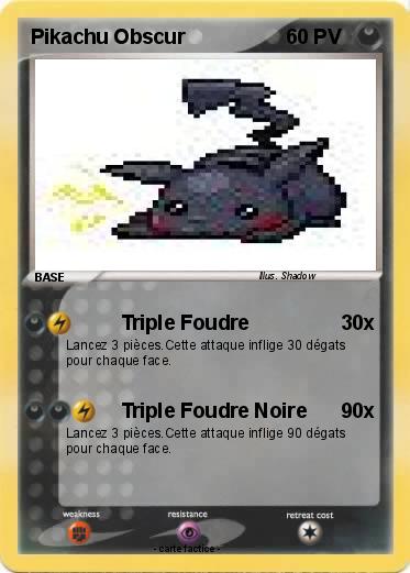 Pokemon Pikachu Obscur