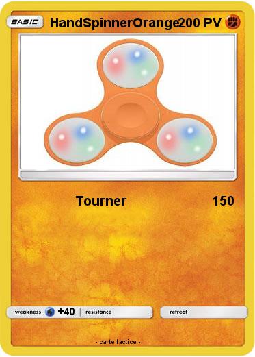 Pokemon HandSpinnerOrange