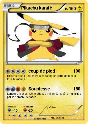 Pokemon Pikachu karaté