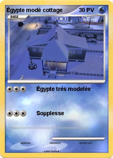Pokemon Égypte modé cottage