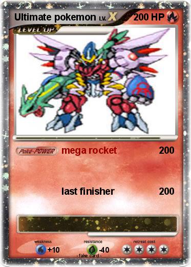 Pokemon Ultimate pokemon