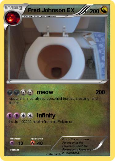 Pokemon Fred Johnson EX