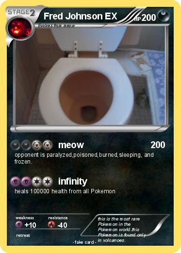 Pokemon Fred Johnson EX