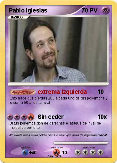 Pokemon Pablo iglesias