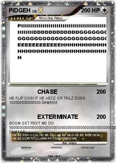 Pokemon PIDGEH