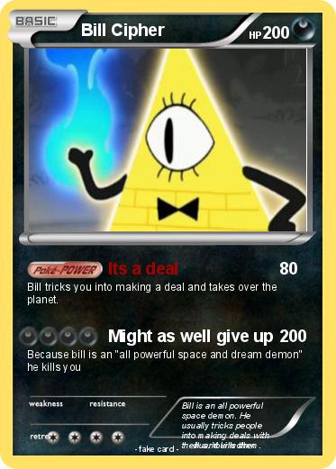 Pokemon Bill Cipher