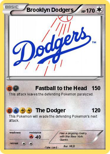 Pokemon Brooklyn Dodgers