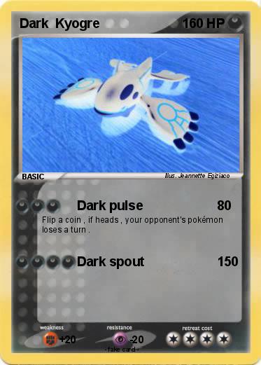 Pokemon Dark  Kyogre