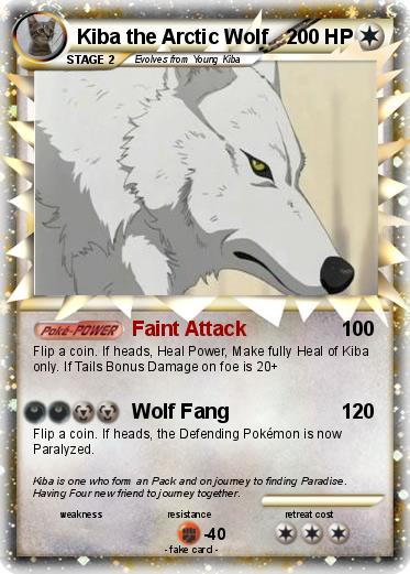 Pokemon Kiba the Arctic Wolf