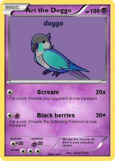 Pokemon Ari the Doggo