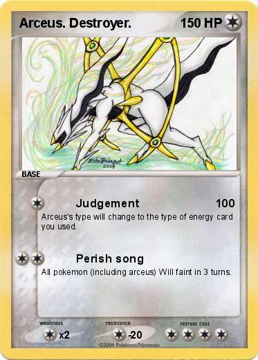 Pokemon Arceus. Destroyer.