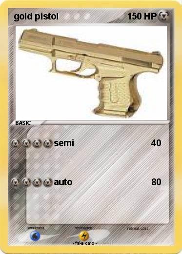 Pokemon gold pistol