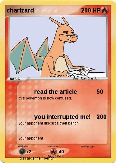 Pokemon charizard