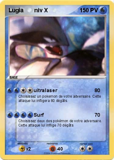 Pokemon Lugia       niv X