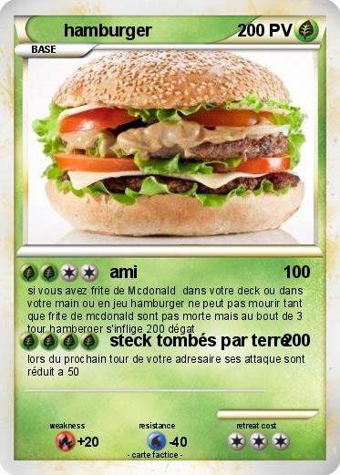 Pokemon hamburger