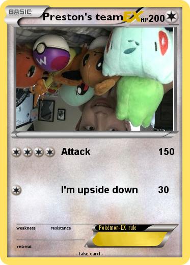 Pokemon Preston's team