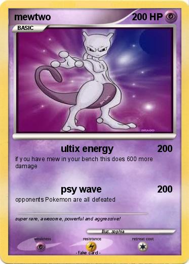 Pokemon mewtwo