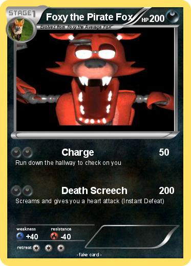 Pokemon Foxy the Pirate Fox