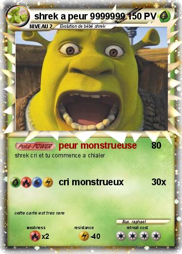 Pokemon shrek a peur 9999999