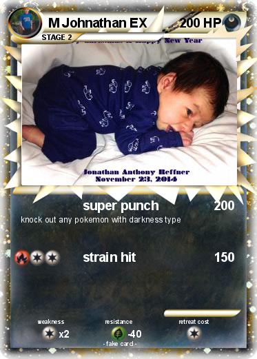 Pokemon M Johnathan EX