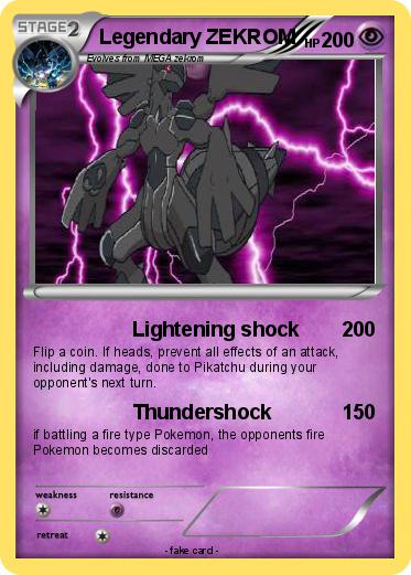Pokemon Legendary ZEKROM