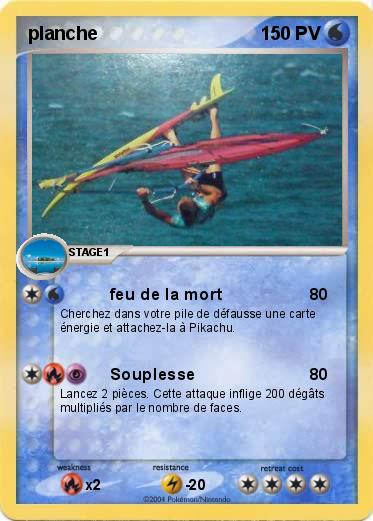 Pokemon planche