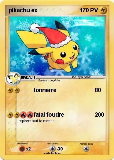 Pokemon pikachu ex