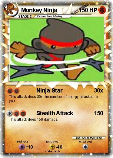 Pokemon Monkey Ninja