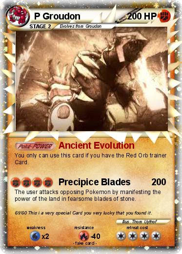 Pokemon P Groudon