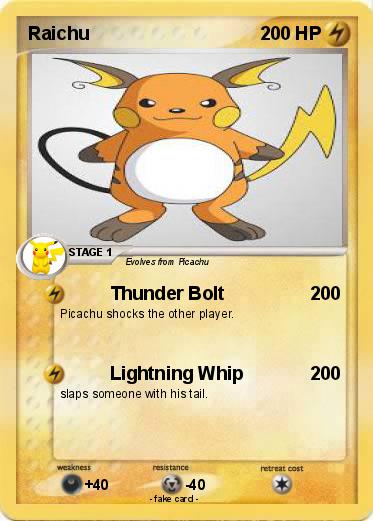 Pokemon Raichu