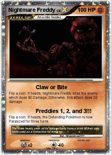 Pokemon Nightmare Freddy