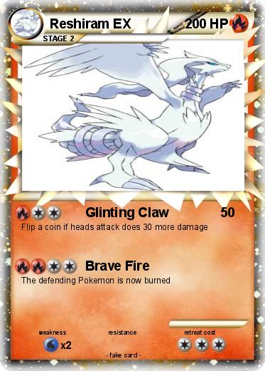 Pokemon Reshiram EX