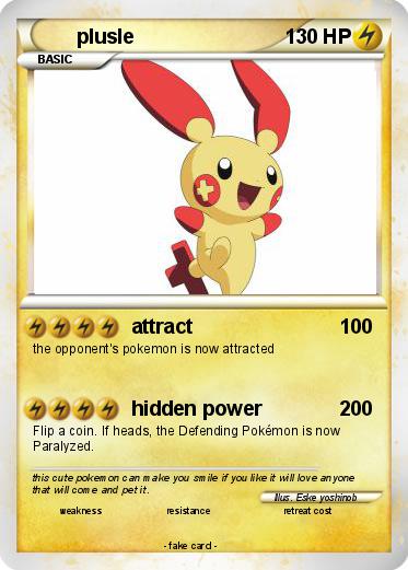 Pokemon plusle