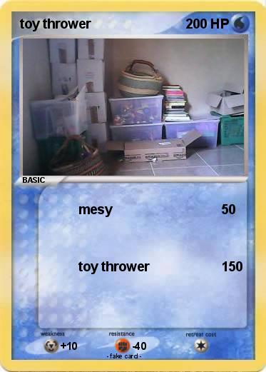 Pokemon toy thrower