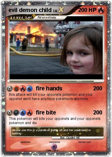 Pokemon evil demon child