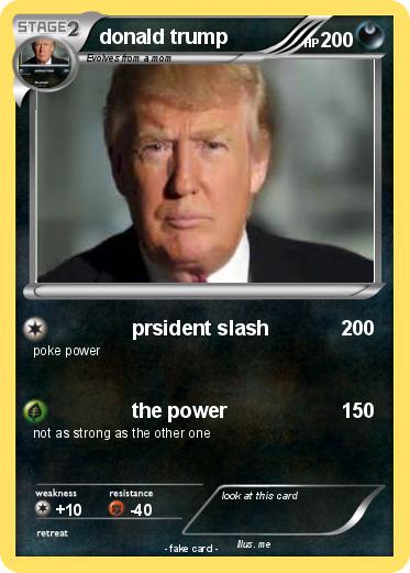 Pokemon donald trump