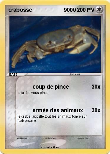 Pokemon crabosse                     9000