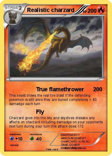 Pokemon Realistic charzard