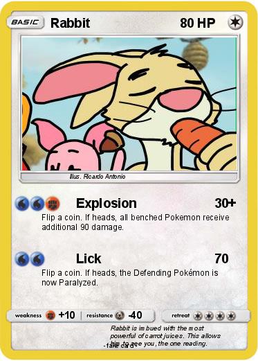 Pokémon Rabbit 191 191 - Explosion - My Pokemon Card