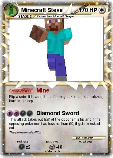 Pokemon Minecraft Steve