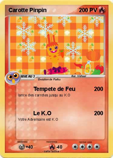 Pokemon Carotte Pinpin