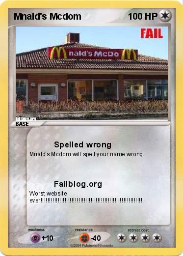 Pokemon Mnald's Mcdom