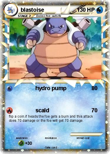 Pokemon blastoise