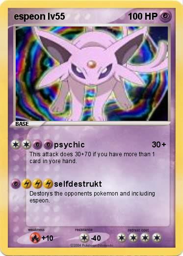 Pokemon espeon lv55